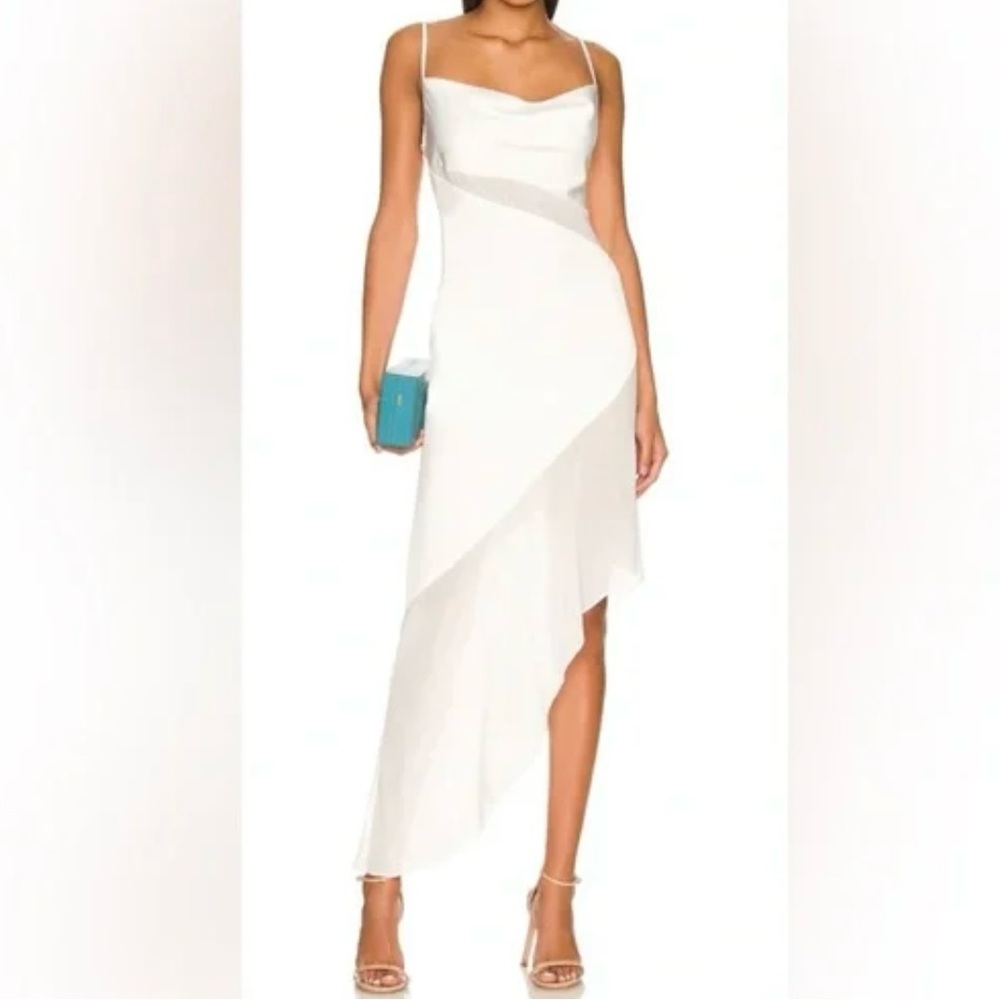 Revolve NBD Delfino Slip Dress in Ivory